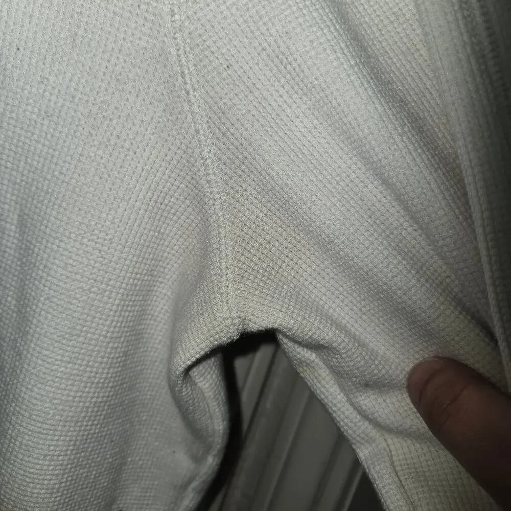 Banana Republic Waffle Knit Thermal Crewneck XL